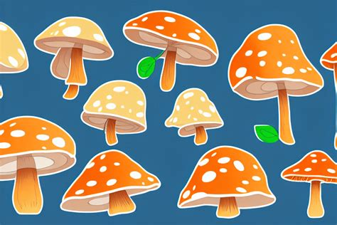 Vintage Mushroom Stickers · Creative Fabrica