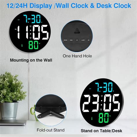 Buy Digital Wall Clock Large Display Inch Large Digital Clock With