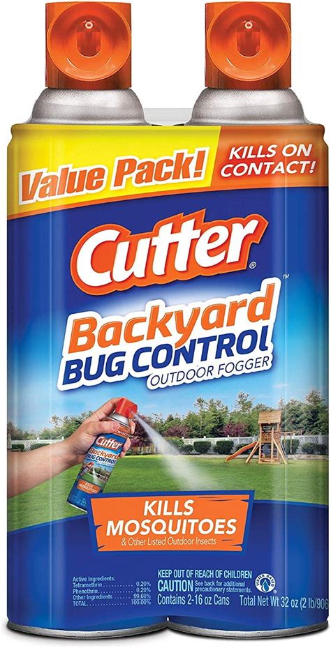 Cutter Mosquito Spray Backyard Bug Control Outdoor Fogger For Patio