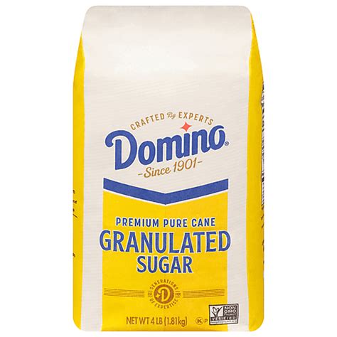 Domino Premium Pure Cane Granulated Sugar Lb Sugars Sweeteners