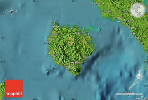 Satellite Map of Marinduque