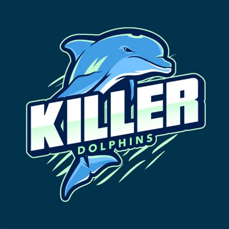 Placeit Logo Maker For A Gaming Squad Featuring A Killer Dolphin