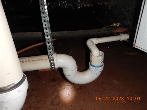 Condensate Drain In The Crawlspace Air Gap With P Trap However