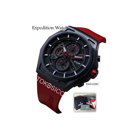 Jam Tangan Expedition Pria E 6845 Full Black Original Jam