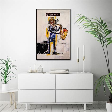 Wall Art Stardust By Basquiat Canvas Prints Poster Etsy Australia