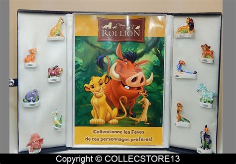 SERIE COMPLETE DE FEVES LE ROI LION EN COFFRET Fèves de collection