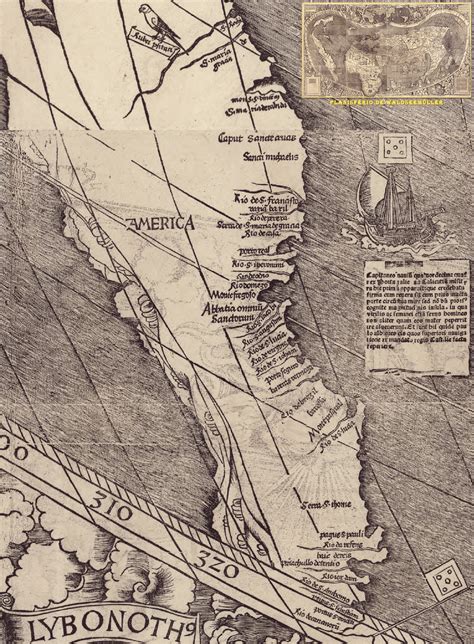 Geoblogger América 1507 Waldseemuller