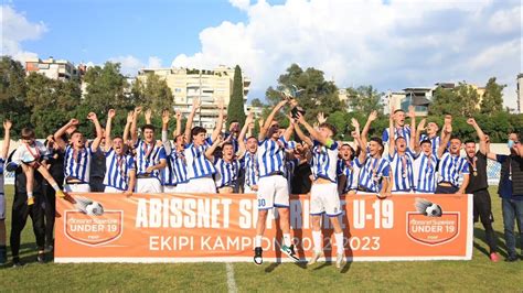 Tirana U Ekipi Fitues I Kampionatit Abissnet Superiore U