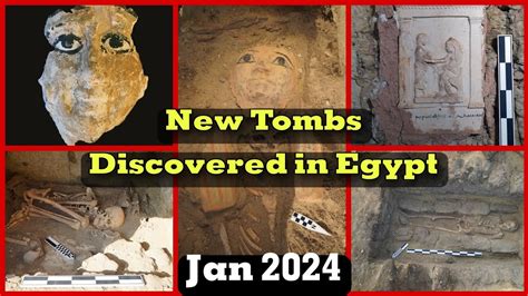 New Tombs Discovered In Egypt Jan 2024 YouTube