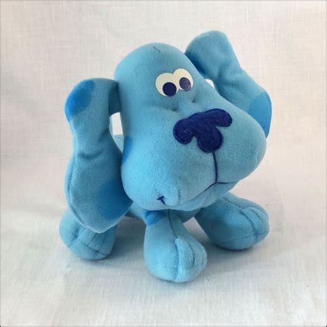 This Blue’s Clues dog measures about 5.5 inches by 6 inches and about 5 ...