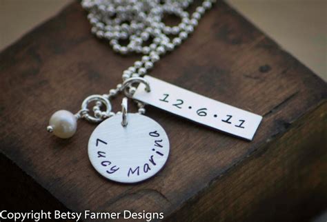 New Baby Jewelry Personalized Sterling Silver Necklace for - Etsy