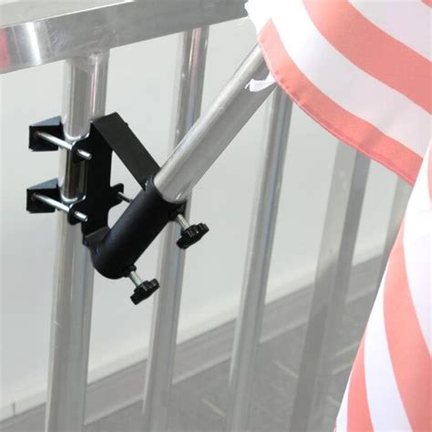 Arlmont Co Heavy Duty Flagpole Mount Bracket For Balcony Railing