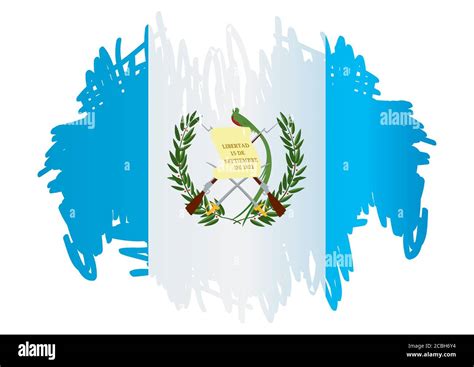 Bandera De Guatemala República De Guatemala Plantilla Para El Diseño