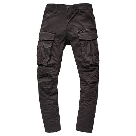 G Star Rovic Zip 3d Straight Tapered Pants Black Dressinn