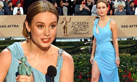 Sag Awards Winner Brie Larson Picked Dress Two Hours Before The Ceremony