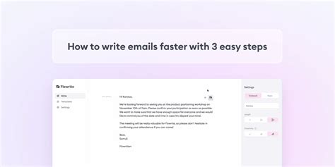 How To Write Emails Faster With 3 Easy Steps Flowrite Blog