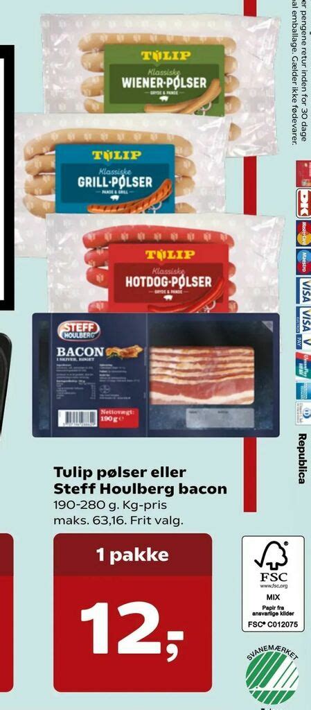 Tulip P Lser Eller Steff Houlberg Bacon Tilbud Hos Dagli Brugsen