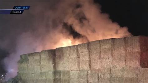 Dairy Farm Takes Big Hit After Hay Fire