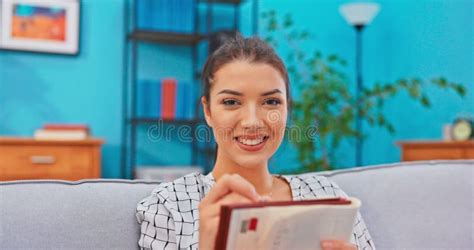 Female Smiling Face Looking Into Camera Brown Eyes Dark Hair Even Teeth Girl Is Sitting