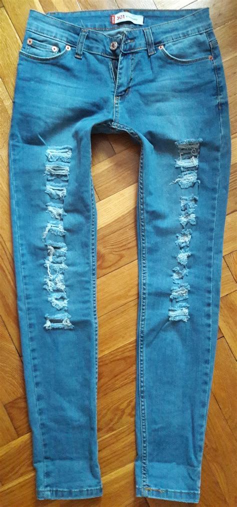 Spodnie Damskie Jeans Levis Przetarcia W L Allegro Pl