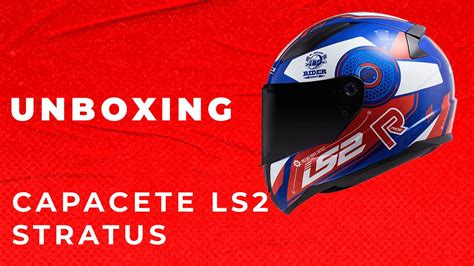 Unboxing Capacete Ls Rapid Ff Stratus Blue Red White Youtube