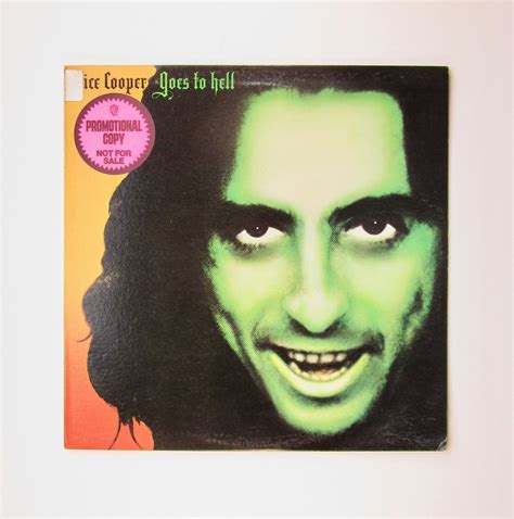 Alice Cooper Alice Cooper Goes To Hell Promo Lp