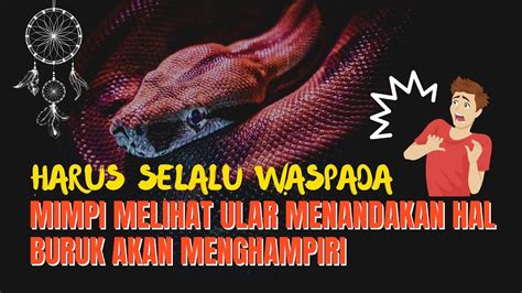 Bikin Merinding Arti Mimpi Melihat Ular Yang Wajib Diwaspadai