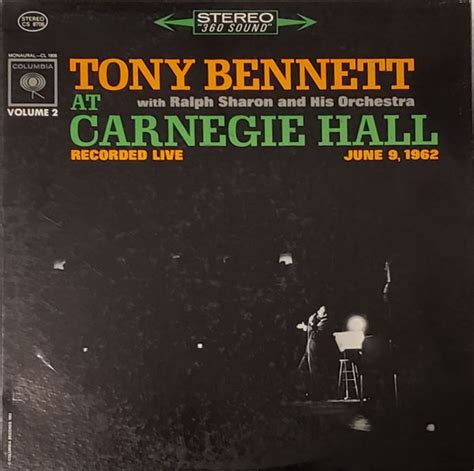 Tony Bennett With Ralph Sharon And His Orchestra At Carnegie Hall