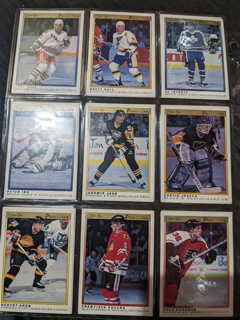 O Pee Chee Premier Hockey Complete Set Jagr Federov