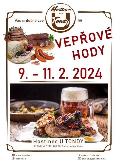 Vepřové hody 9 11 2 2024 Restaurace hostinec U Tondy Ostrava