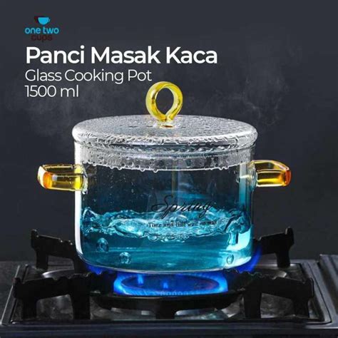 Jual Panci Kaca Glass Cooking Pot Tahan Panas Api 15cm Kc008 Panci