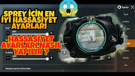 İP GİBİ SPREY NASIL ATILIR HASSASİYET AYARLARI NASIL YAPILIR PUBG