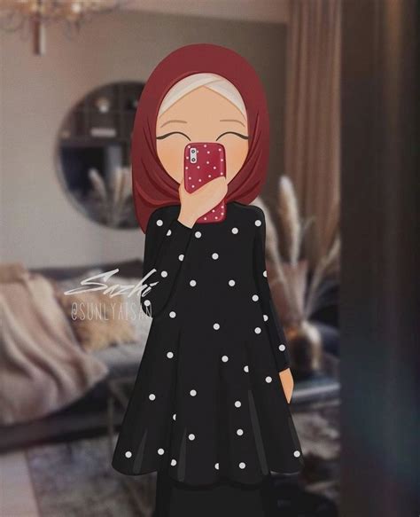 Asiyat adlı kullanıcının Hijab Cartoon Muslims panosundaki Pin