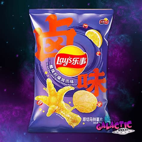 Lays Hot And Sour Lemon Braised Chicken Feet Flavor 70g China