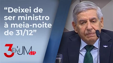 General Heleno Se Exime De Culpa Nos Atos De De Janeiro Em Depoimento