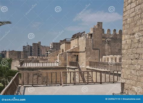 Al-Hakim Mosque in Cairo, Egypt on a Sunny Day Stock Photo - Image of ...