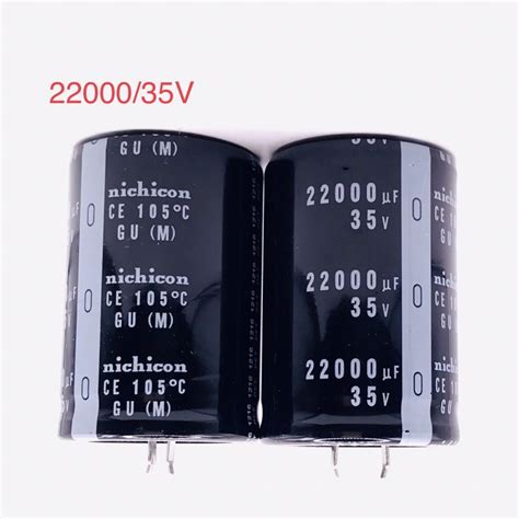 Capacitor 22000uf35v 105 องศาnichicon คาปาซิเตอร์ Shopee Thailand