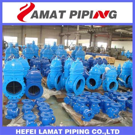 Bs5163 B Ductile Iron Flanged Non Rising Stem Pn10 Pn16 Resilient Seated Gate Valve Valve And