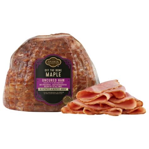 Private Selection Maple Off The Bone Uncured Deli Ham Sliced Lb