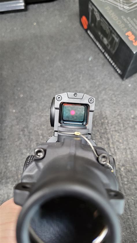 Wts Trijicon Acog Ta110 Crosshair W Pb 3 Red Dot Combo R