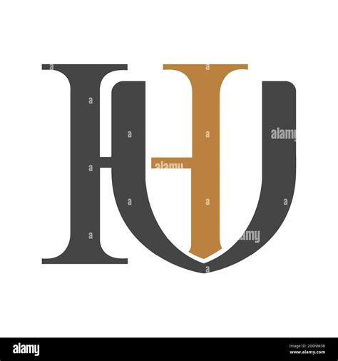 HV VH V AND H Abstract Initial Monogram Letter Alphabet Logo Design