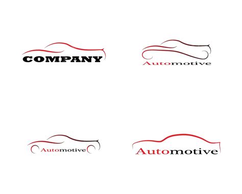 Auto Car Logo Template Repair Race Garage Vector Repair Race Garage