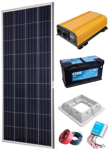 ZESTAW SOLARNY PANEL REGULATOR MPPT PRZETWORNICA ZPRAP 013 za 2699 zł z