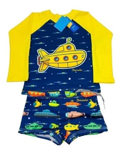 Roupa De Banho Infantil Menino Personagens Pe As Uv Mercadolivre