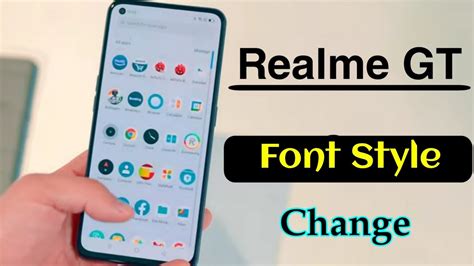 How To Change Font Style In Realme Gt Realme Gt G Me Font Style