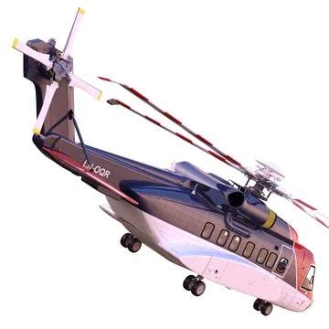 Sikorsky S-92 Helibus ~ 3D Model #91533316 | Pond5