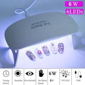 Mini UV Ultraviolet Sunlight Curing Machine Nail Polish Dryer Baking