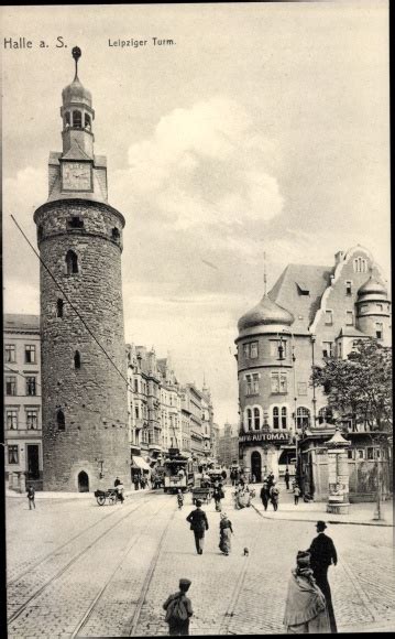 Ansichtskarte Postkarte Halle An Der Saale Leipziger Akpool De