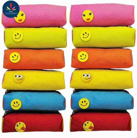 smiley batch pencil pouch  rs piece pencil box  pouch