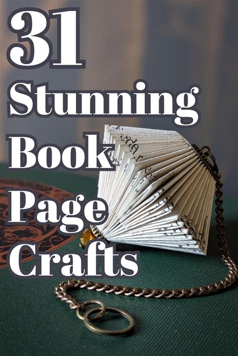 gorgeous book page crafts ideas artofit